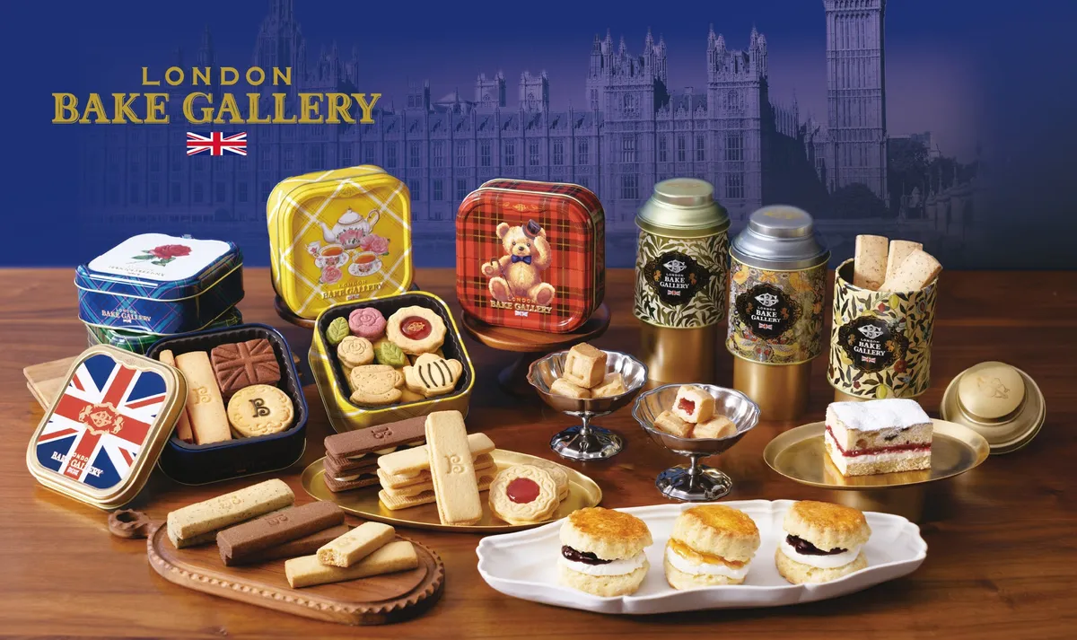 LONDON BAKE GALLERYの多彩な英国菓子ラインアップ