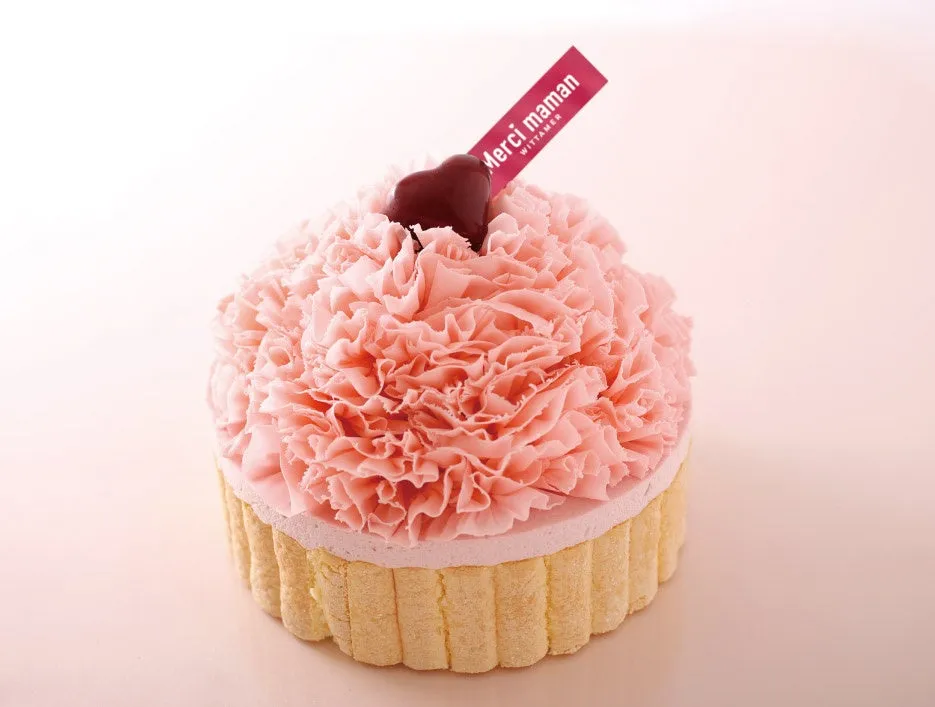 ピンク色のチョコフリルが美しいロゼ・ノーブル