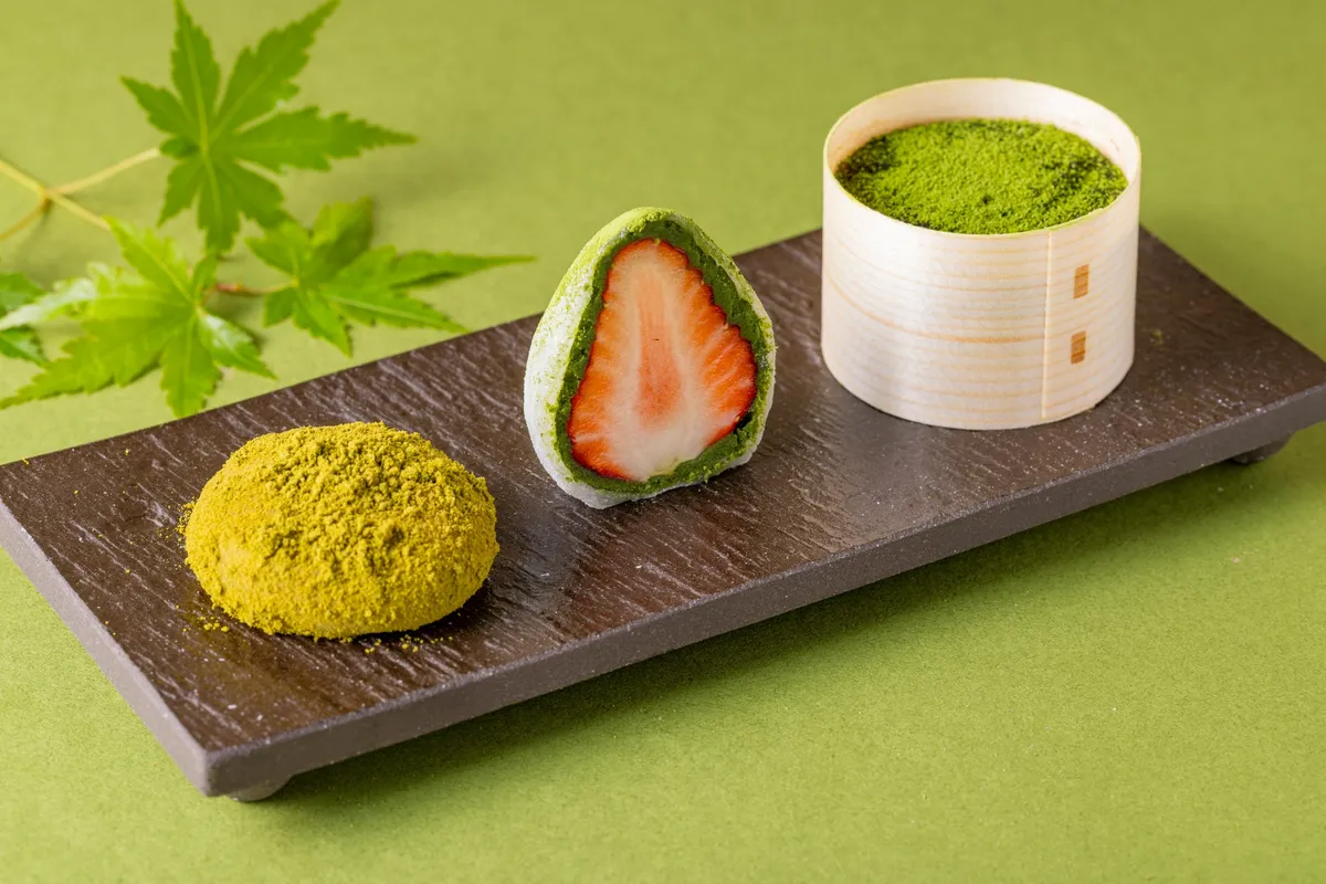 抹茶を使用した新作3種のラインナップ