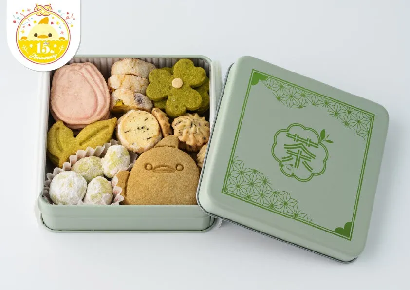 ひよりの手作りクッキー缶（新緑ver.）の中身とパッケージ