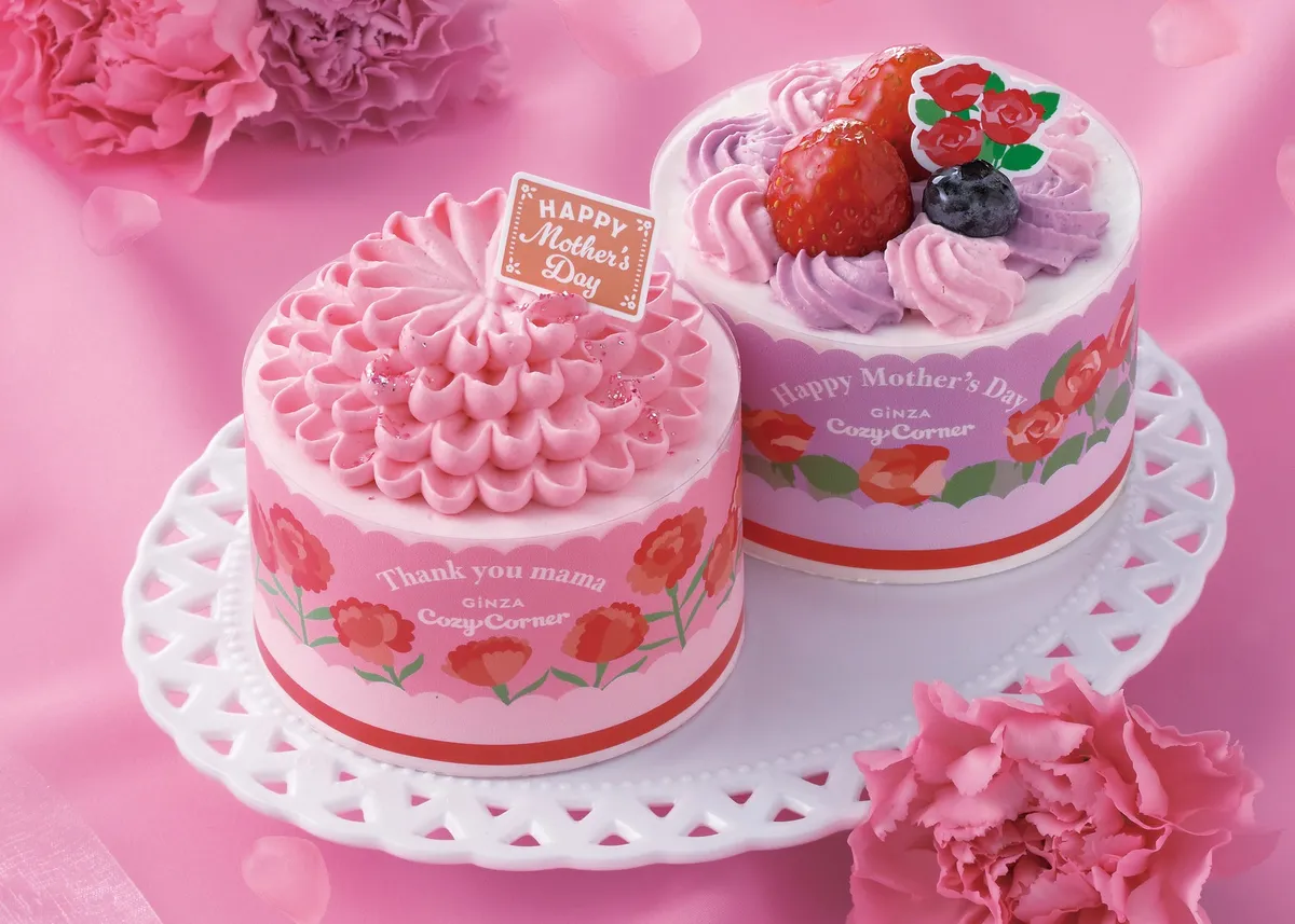 母の日限定のプリンセスケーキ2種