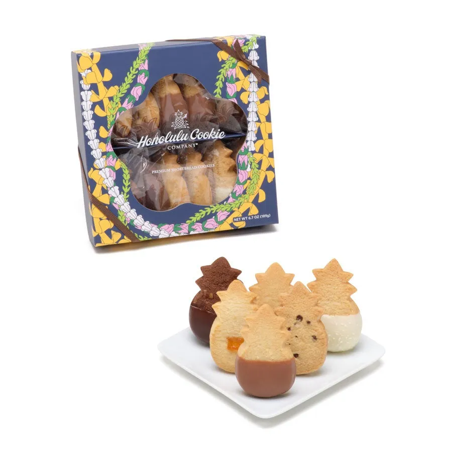 ホノルル・クッキー・カンパニーのフローラル・レ・ウィンドウ・ボックス