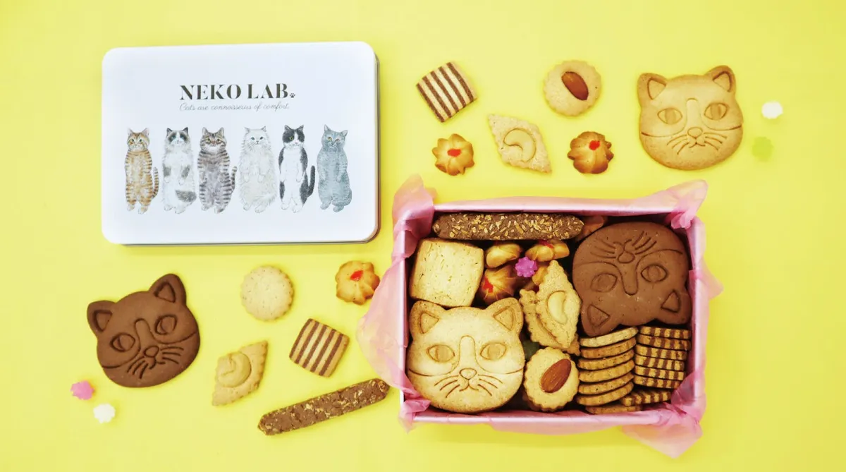 NEKO LABのバラエティ豊かな猫クッキー詰め合わせ