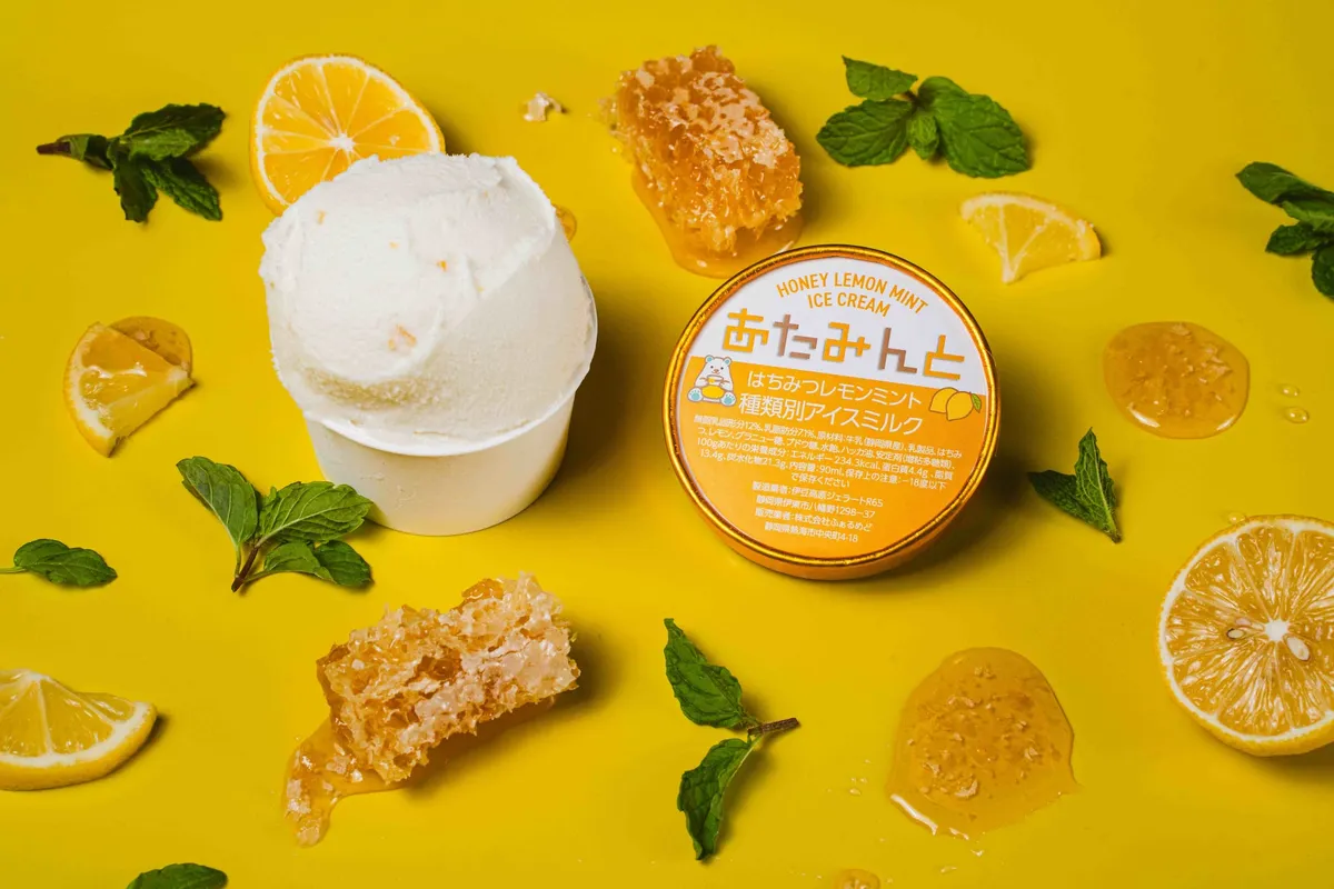 はちみつレモンミントのアイス