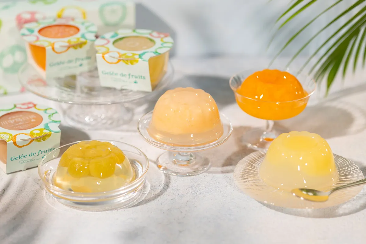 宝石のように輝くジュレとパッケージ