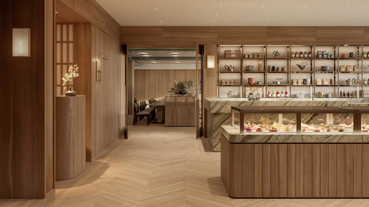 洗練された「The Patisserie」の店内風景