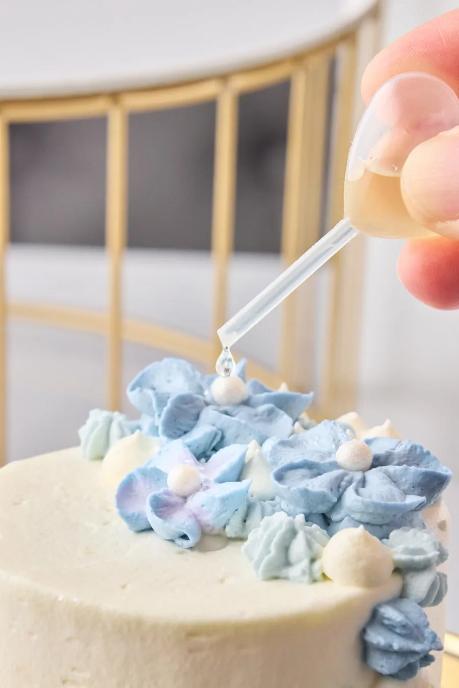 レモンで色が変わる様子