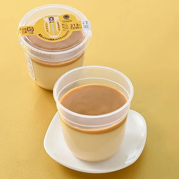 とろける食感のミルクキャラメルプリン