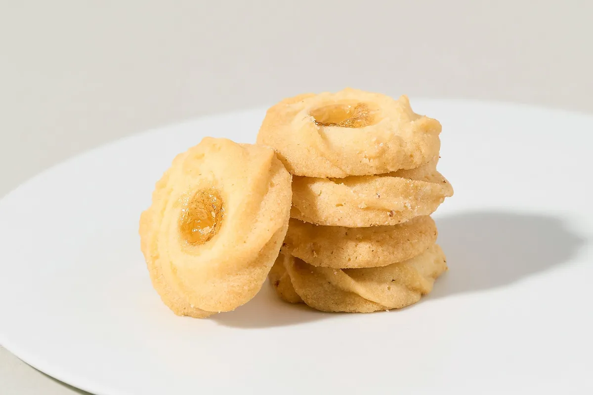 パルプジャムクッキーのアップ