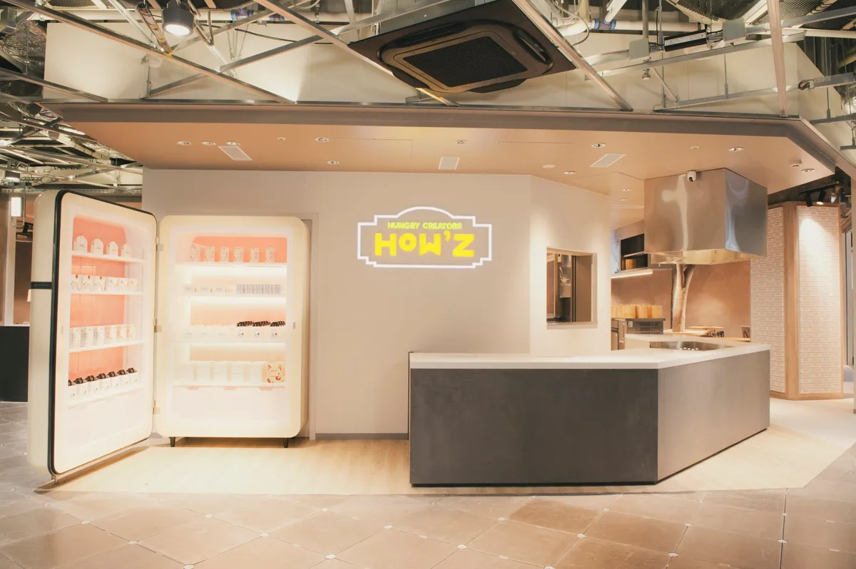 HOW’zの店舗カウンター