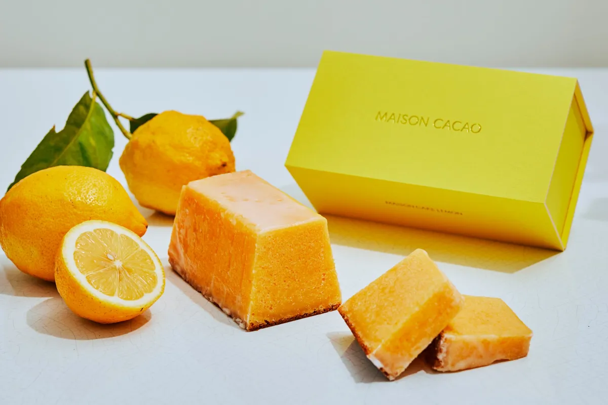 瀬戸田町産レモンを贅沢に使用したMAISON CAKE レモン