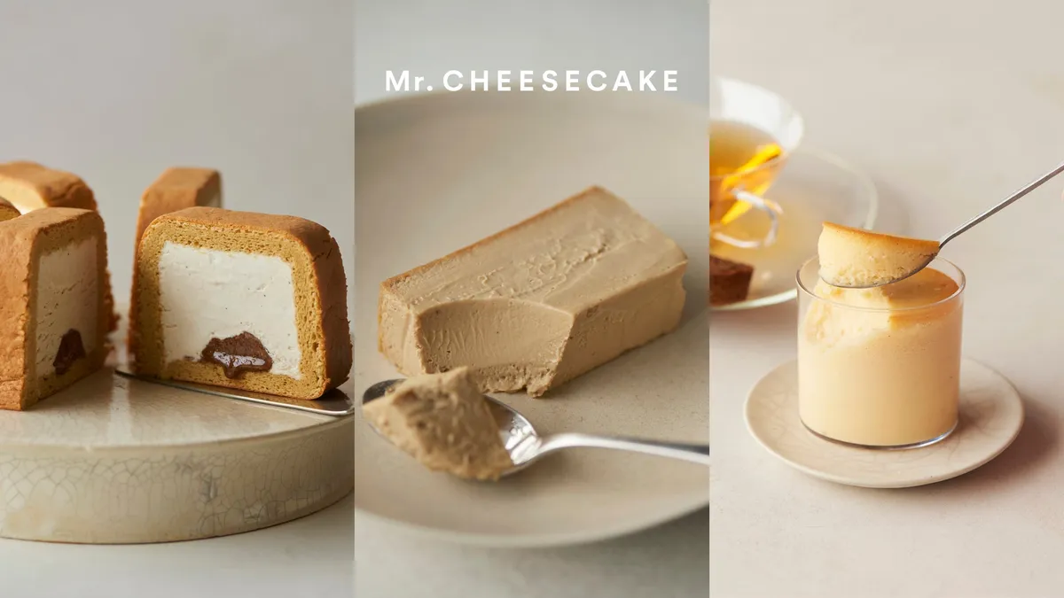 Mr. CHEESECAKEの新作や限定商品の集合イメージ