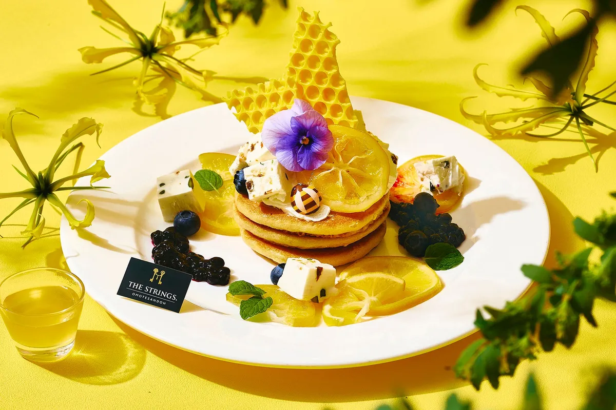 はちみつレモンパンケーキの全体像
