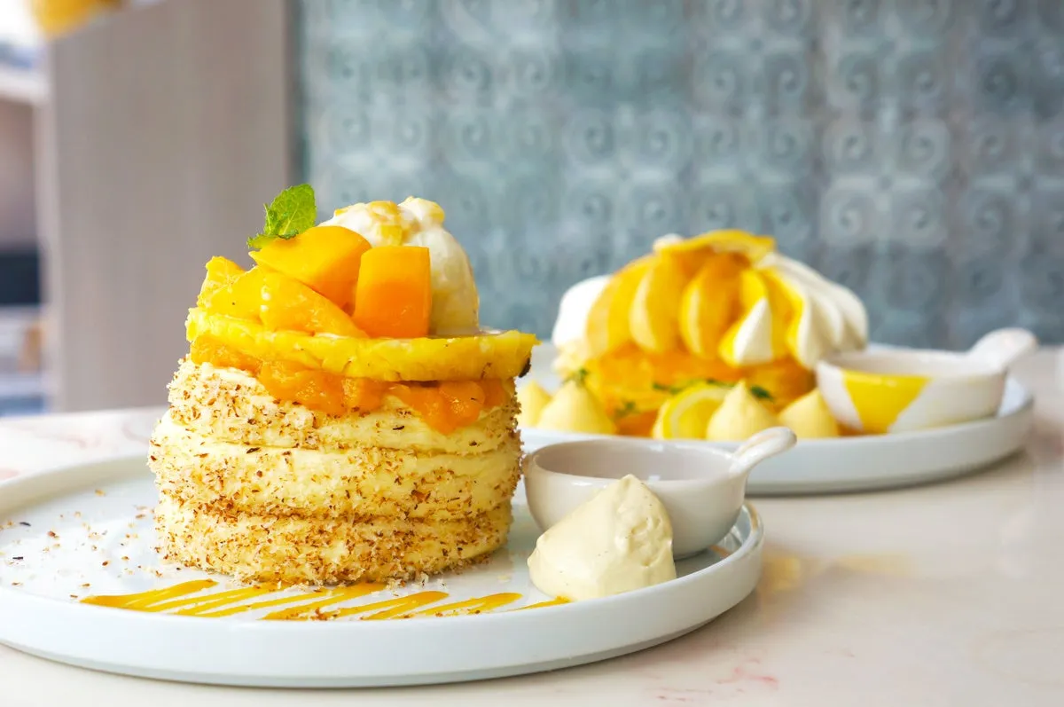 夏限定のパンケーキ2種