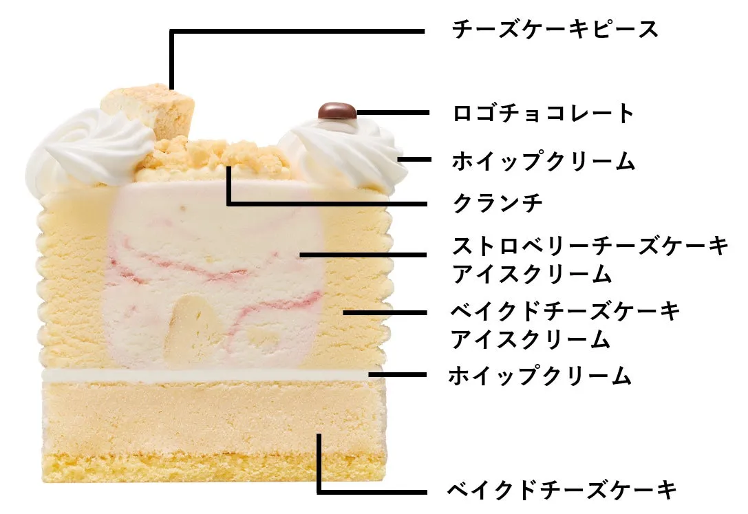 31 ザ・チーズケーキの構造解説図