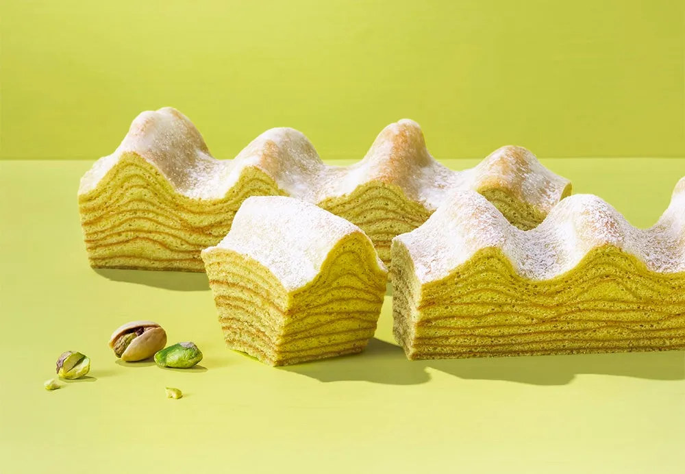 断面からピスタチオの濃厚さが伝わるマウントバーム