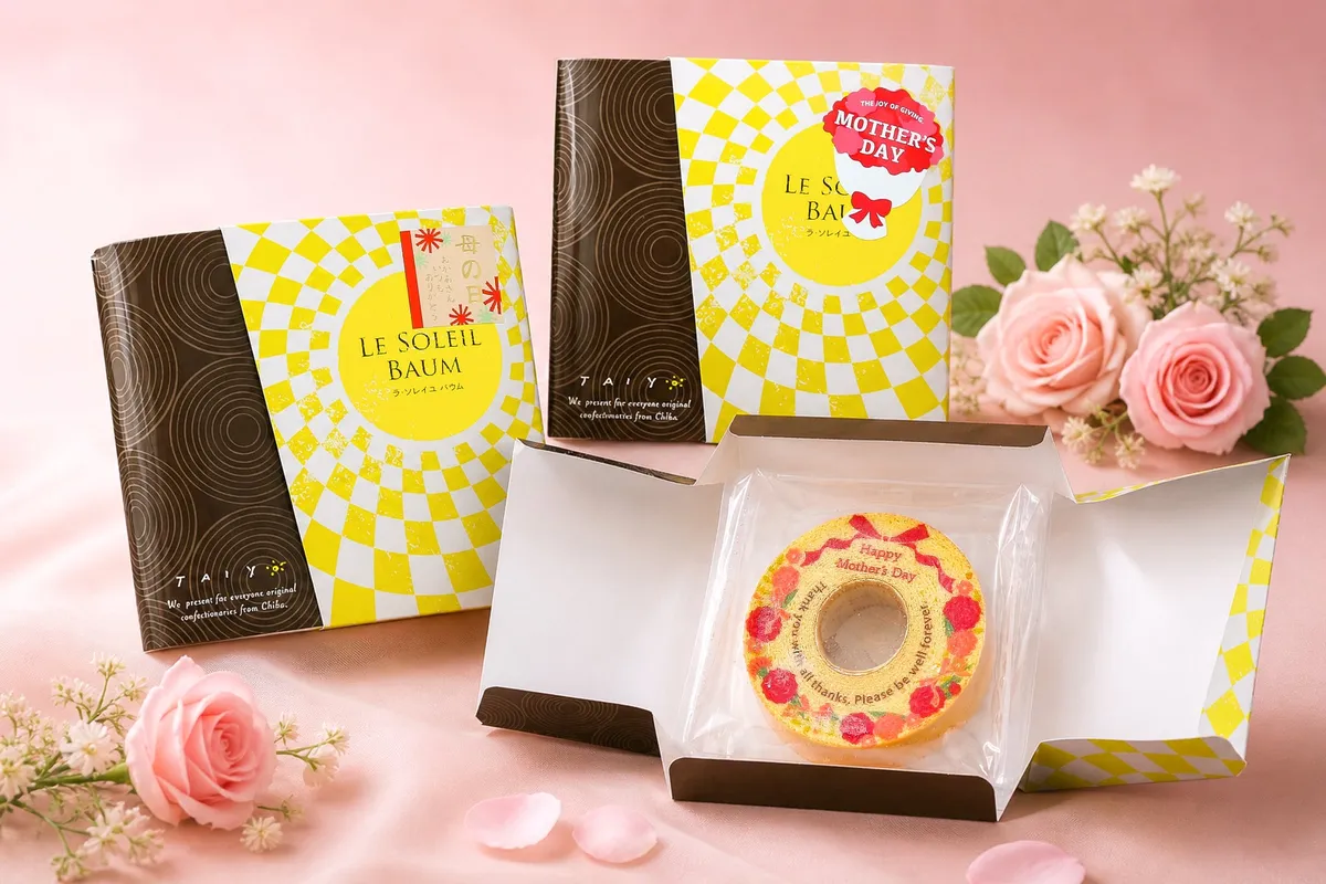 お菓子のたいようの専用パッケージ