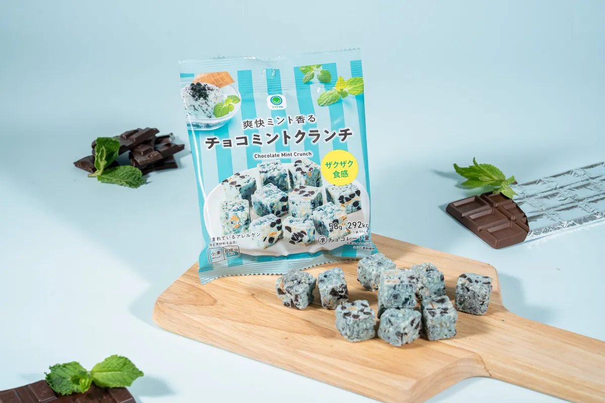 ザクザク食感が楽しそうなミントクランチ