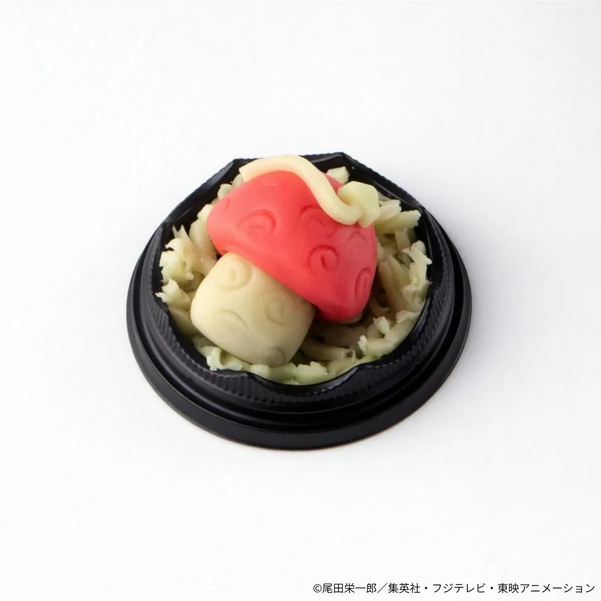 赤と白のキノコ型が可愛らしいヒトヒトの実の練り切り和菓子