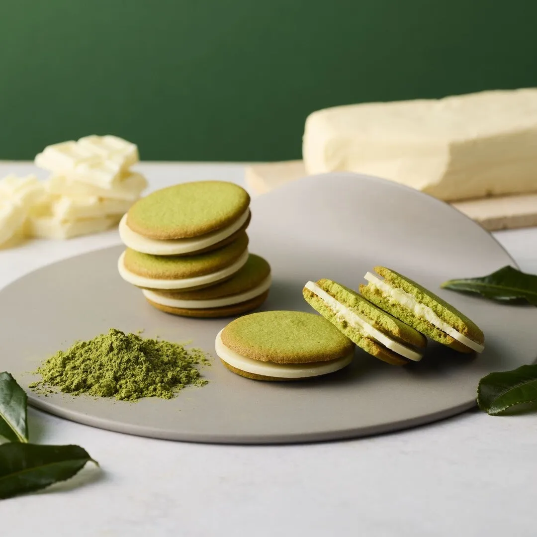 サクサクの抹茶チーズラングドシャ