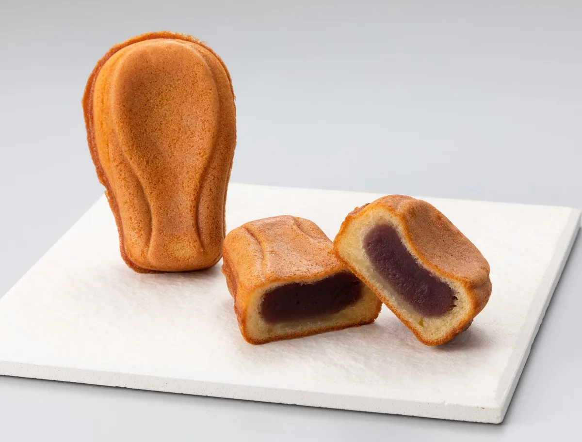 縁起の良いしゃもじ焼の断面