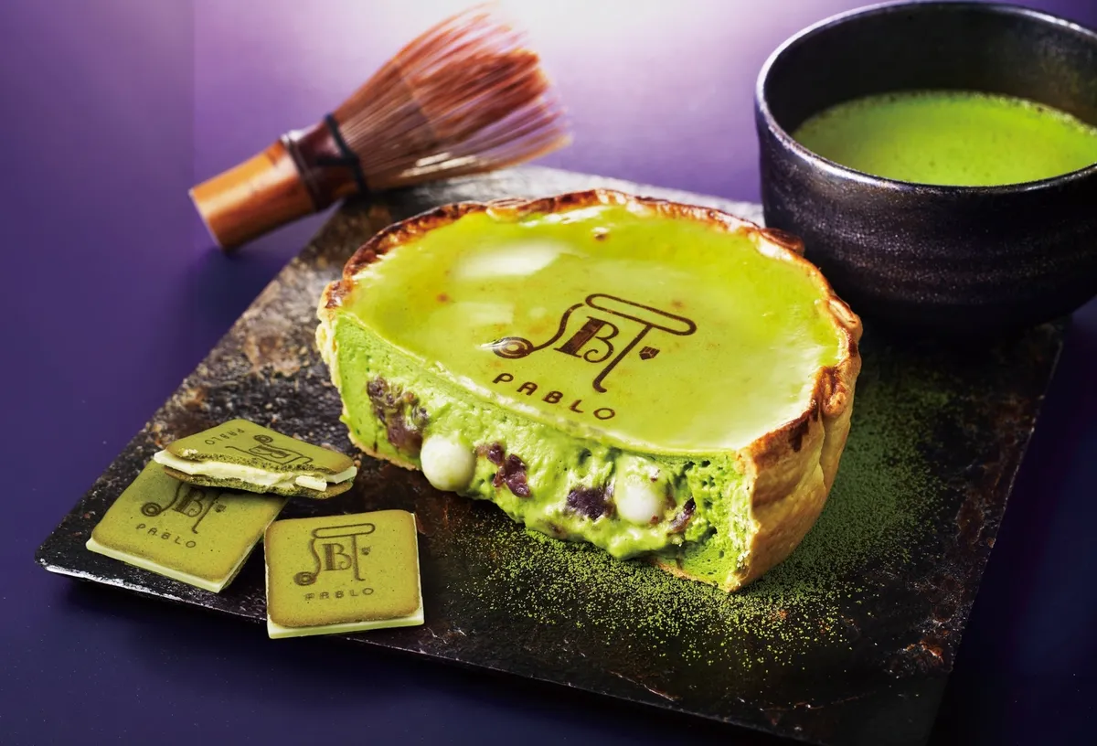 PABLOの抹茶チーズタルトをイメージした贅沢な仕上がり