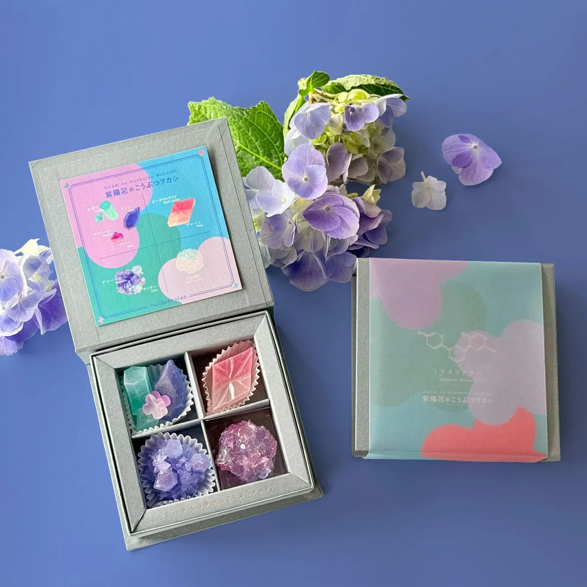 紫陽花のこうぶつヲカシセット