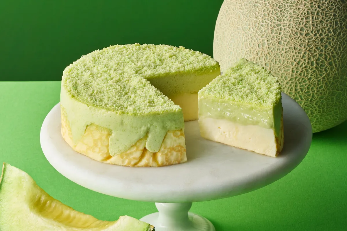 静岡県産クラウンメロンを使用したミルクチーズケーキ メロン