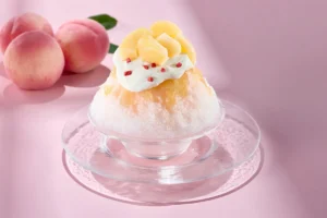 フランセ表参道本店に初のかき氷「桃香」が登場!とろける桃と濃厚クリームの贅沢マリアージュ