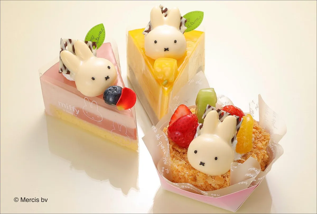 ミッフィーの限定ケーキ3種が勢揃い