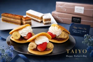 【お菓子のたいよう】父の日限定！爆盛りフルーツどら焼き「イケおじどら」＆お酒に合う至高のケーキ