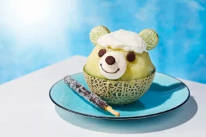 シャングリ・ラ 東京の「メロンかき氷」が可愛すぎ!贅沢マスクメロン1個分を堪能する夏のご褒美