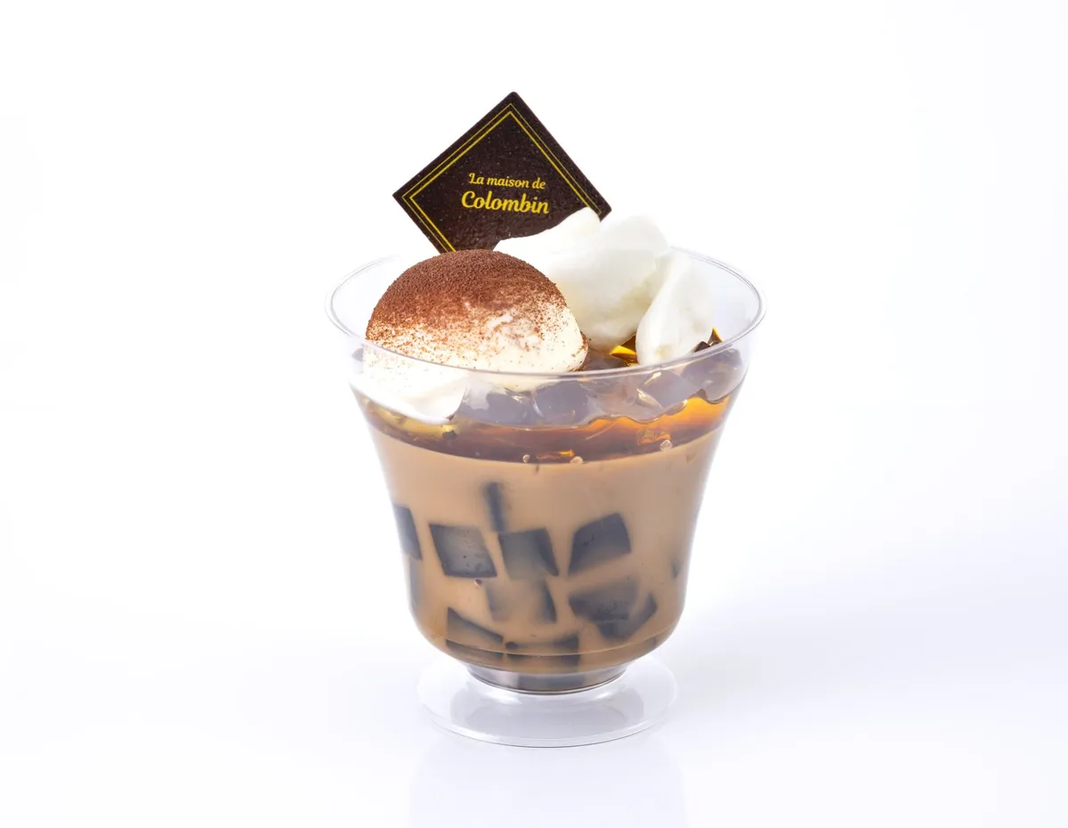 ほろ苦いコーヒーのコクが楽しめるカフェオレゼリー