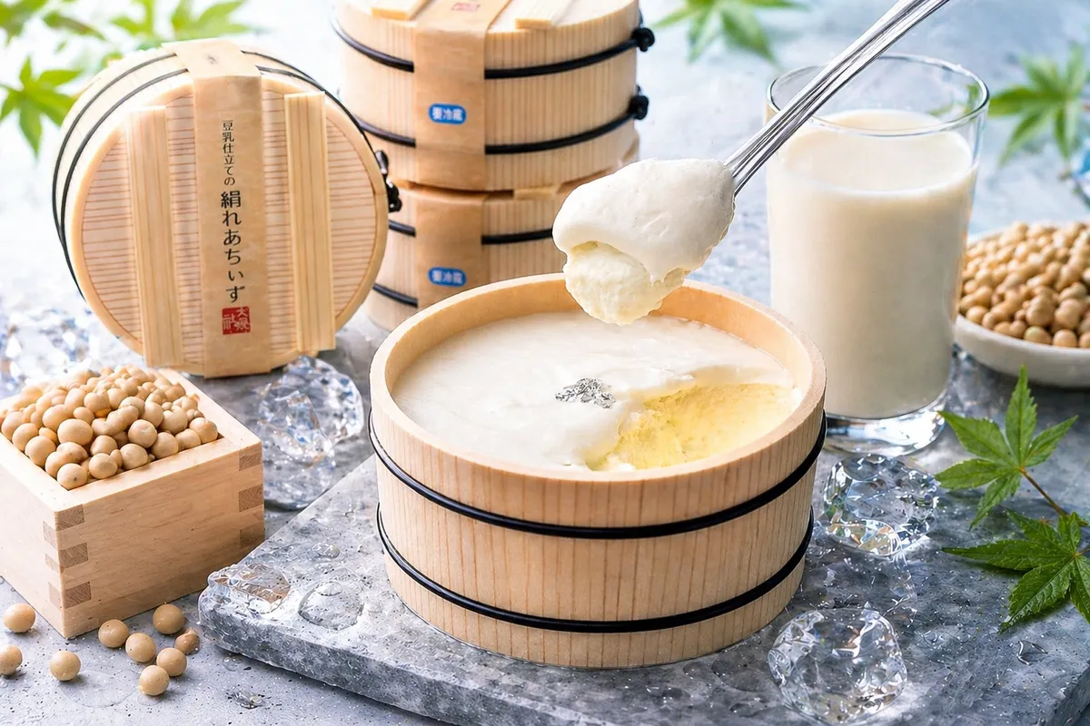 厳選された大豆と豆乳を使用