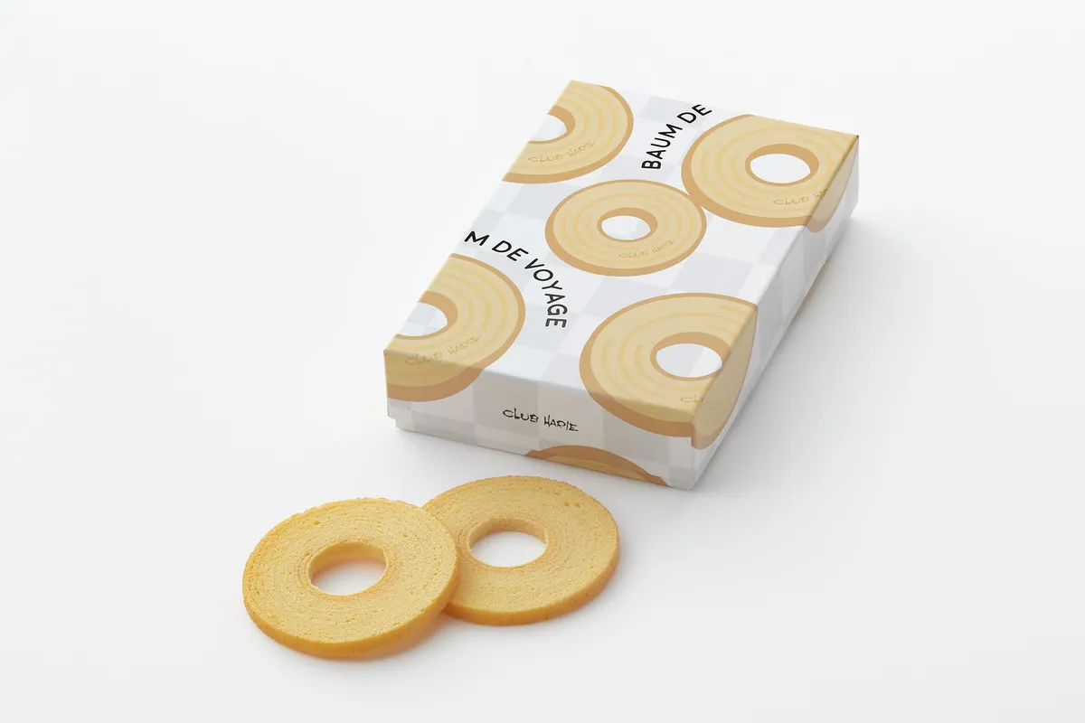 チェック柄のお洒落なパッケージと商品