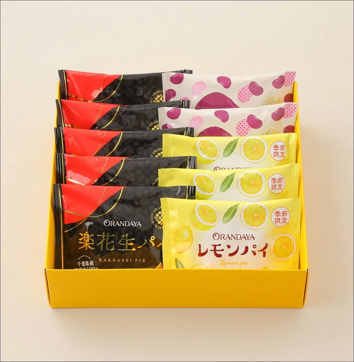 楽花生パイとレモンパイが入ったパイセレクション詰合せ