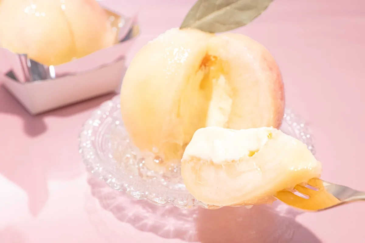 ケーキの中にはクリームがたっぷり