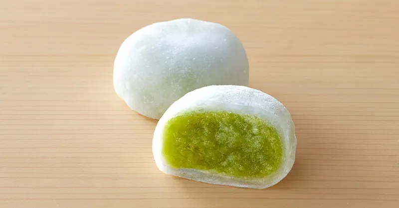 ずんだ餅の美しい断面