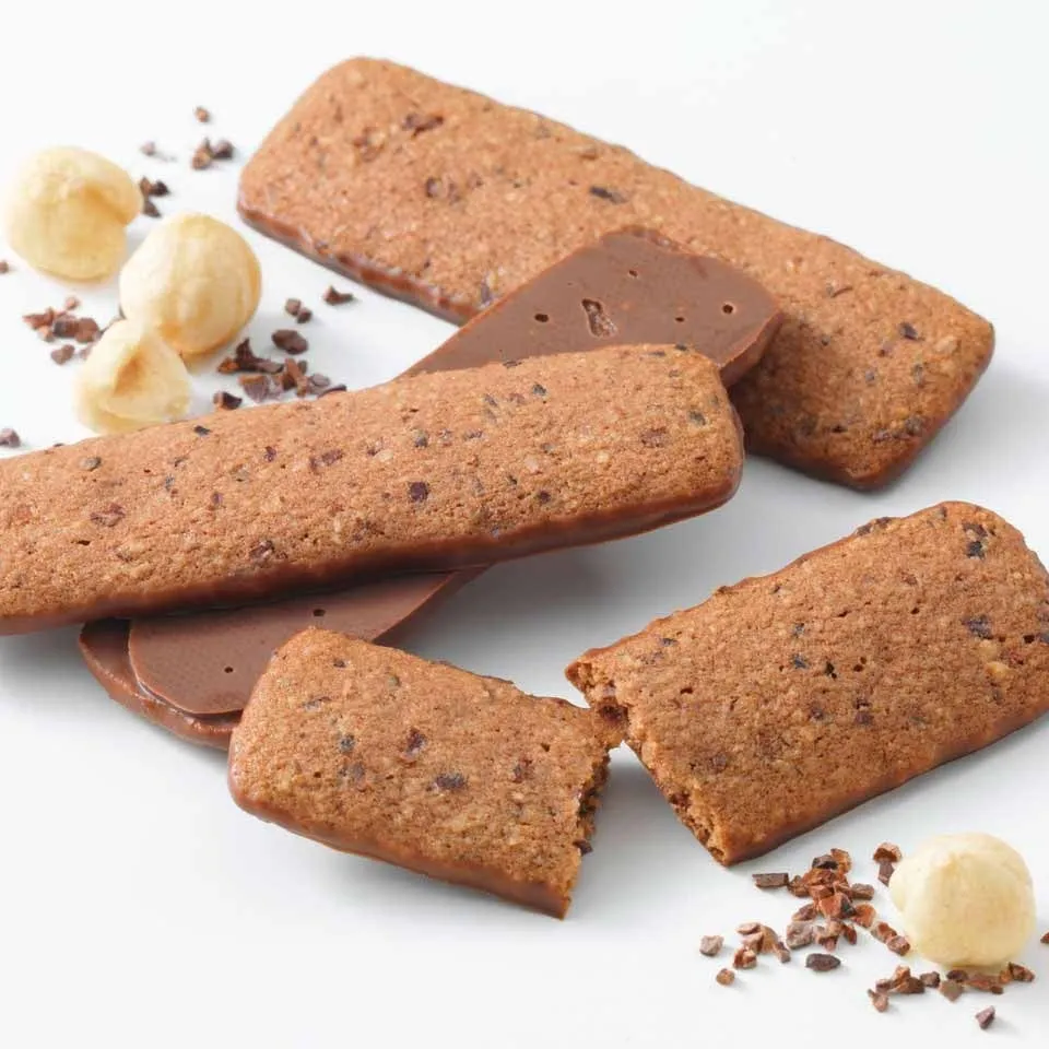 ヘーゼルナッツとカカオの風味が豊かなクッキー