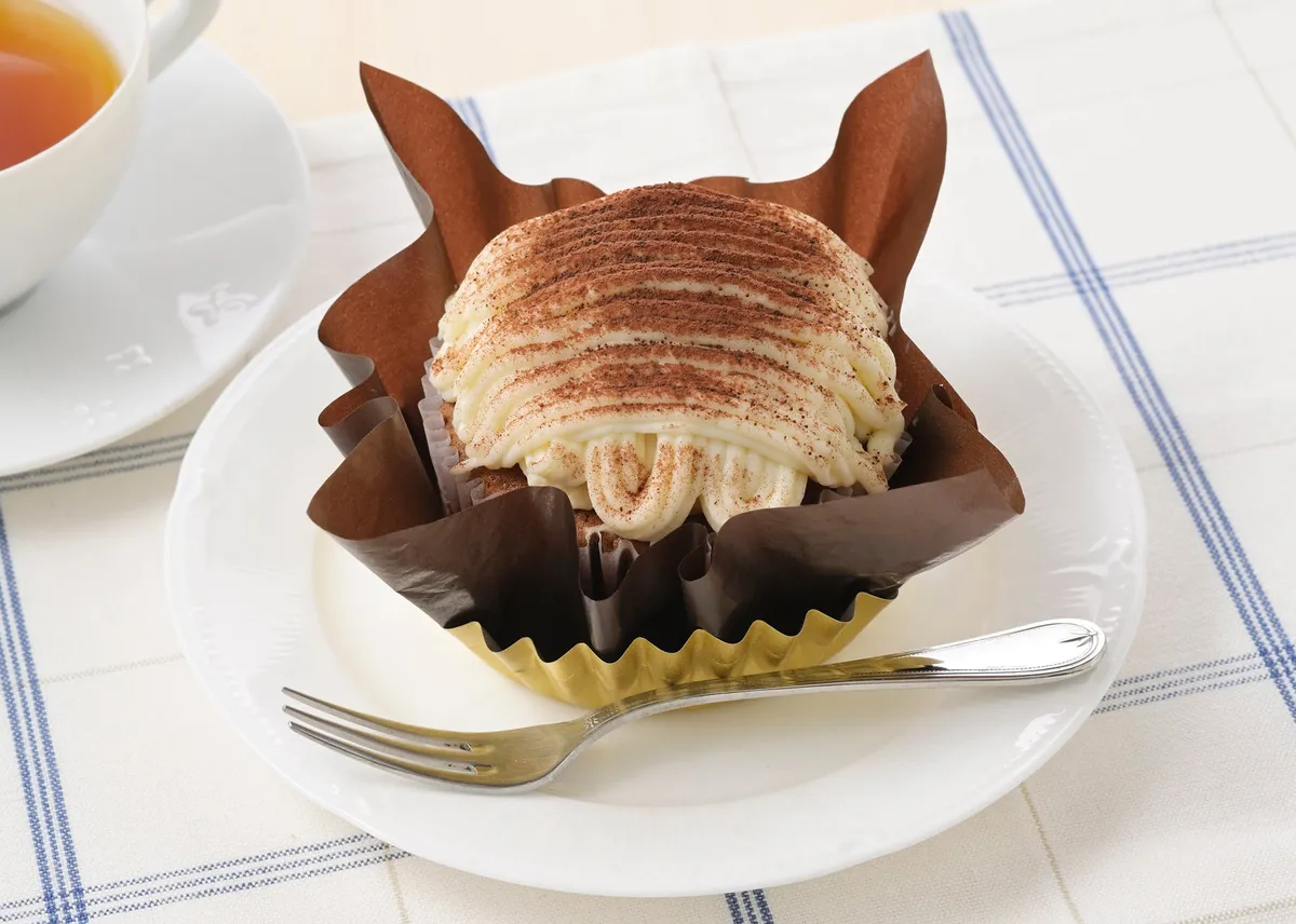 ココアパウダーがたっぷりかかった大人な味わいのティラミスモンブラン