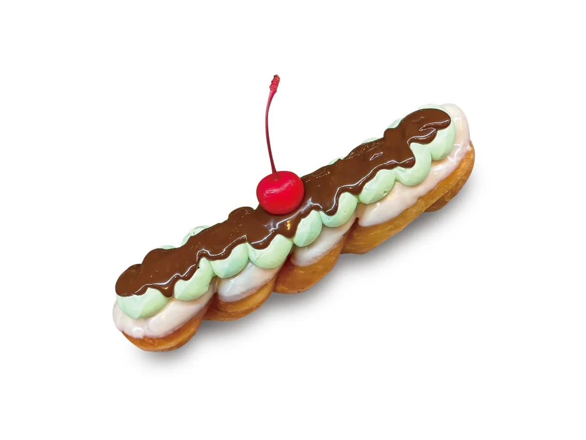爽快感あふれるミントチョコドーナツ