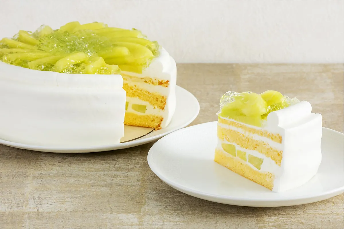 マスクメロンのショートケーキ