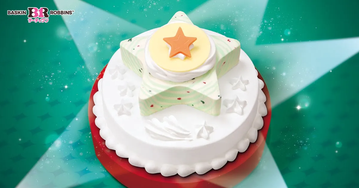 パチパチ弾ける楽しさが詰まったアイスクリームケーキ「ポッピングスター」