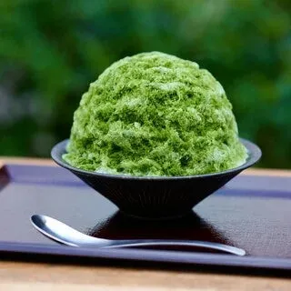 濃厚な抹茶かき氷