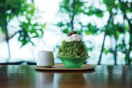 宇治抹茶のかき氷