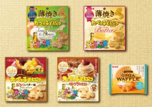 たべっ子どうぶつ史上最薄に衝撃！ギンビス8月の新作は「おさつバター」や「モンブラン」など秋の味覚が満載