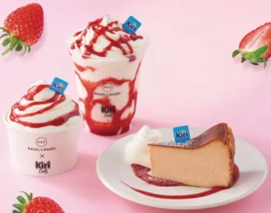 恵比寿で苺×キリの贅沢体験！BAGEL & BAGEL × Kiri® Caféで心ときめく「ストロベリーフェア」開催