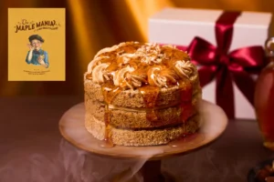 ザ・メープルマニア初の通販限定「メープルヘーゼルナッツケーキ」誕生！贅沢シロップで至福のティータイムを