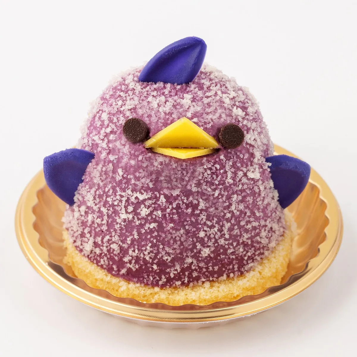 鮮やかな紫色のブルーベリーぴよりん