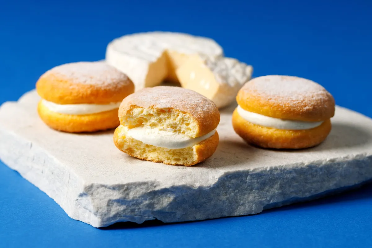 ふわふわ食感のミルクチーズブッセ